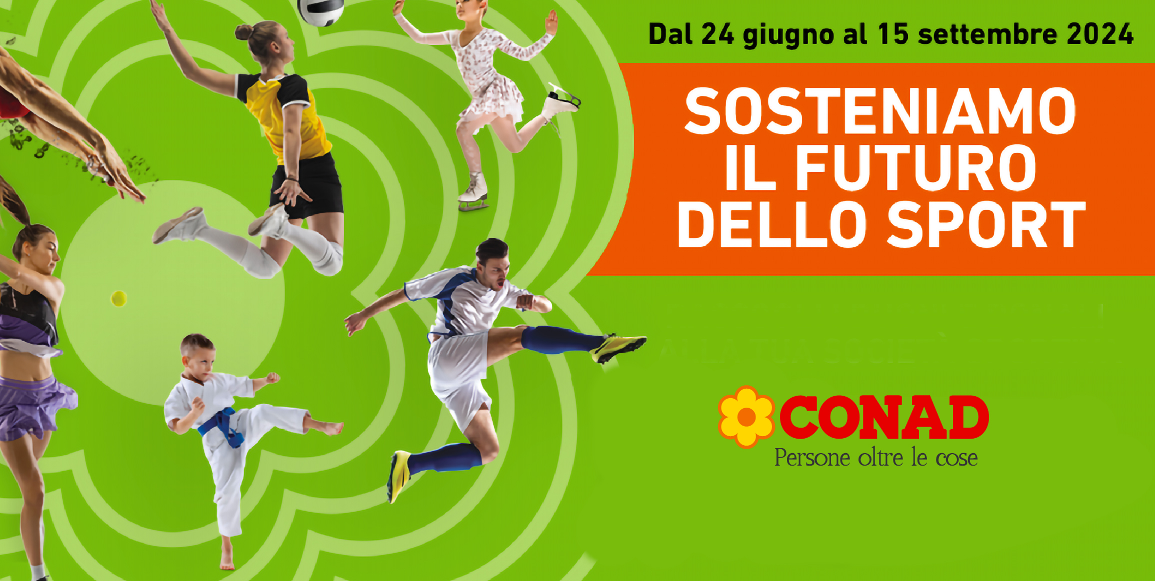 sosteniamo il futuro dello sport conad | Studio Gem